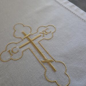 Table Runner Hemstitch Cross