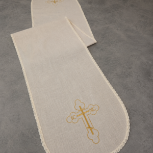 Oval Linen Table Runner