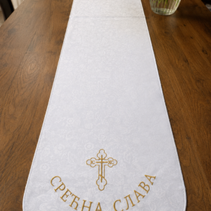 Oval Cotton Shaped Table Runner