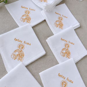 Slava Napkins with Icon