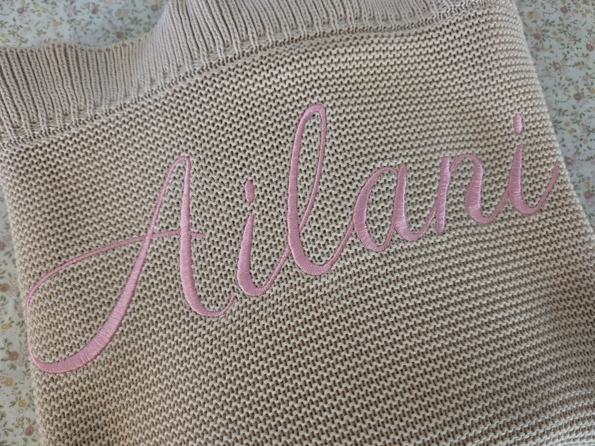 Z ~Embroidered Baby Blankets - Image 4